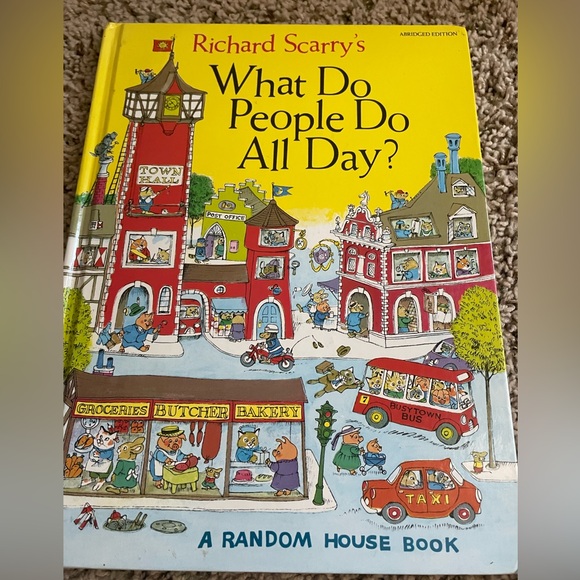 Richard Scarry's What Do People Do All Day? Bundle of 3 Hardcover Books - Picture 5 of 11